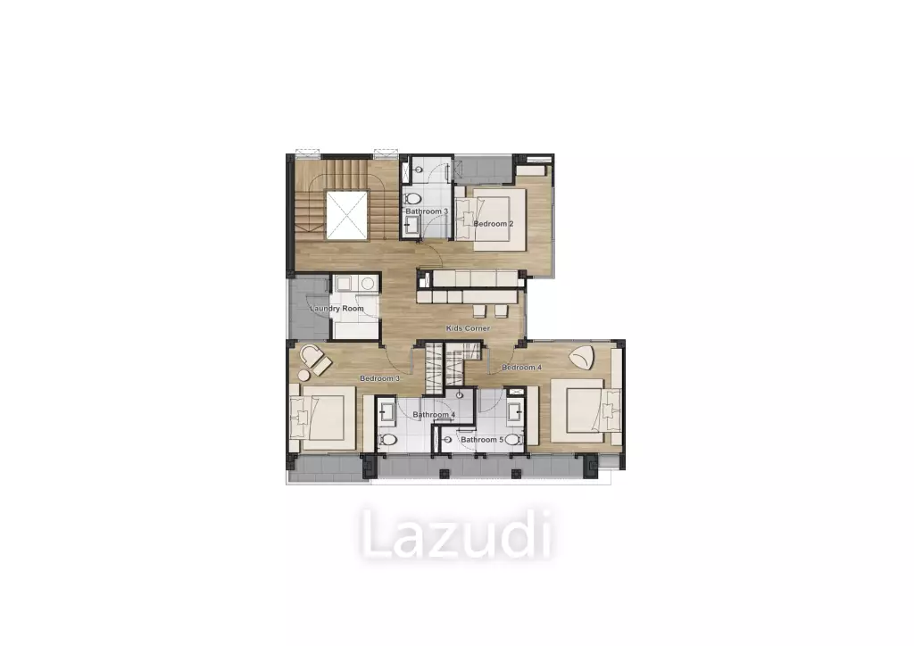 4 Bed 6 Bath 350 SQ.M. Aerie Srinakarin-Krungthepkreetha