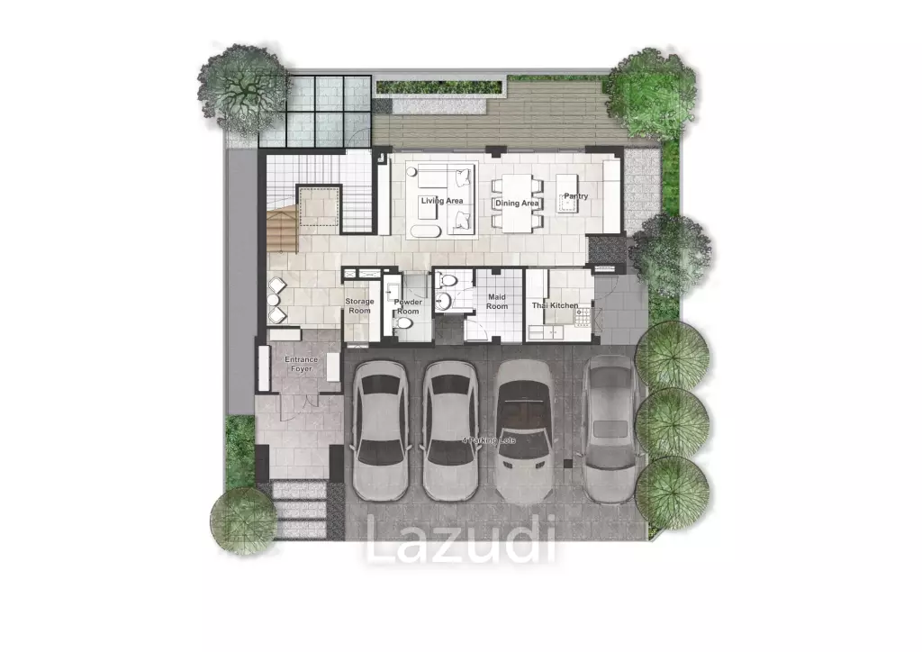 4 Bed 6 Bath 350 SQ.M. Aerie Srinakarin-Krungthepkreetha
