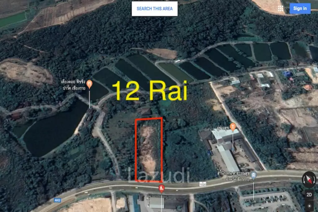 13 Rai Land in Tha Sai for Sale