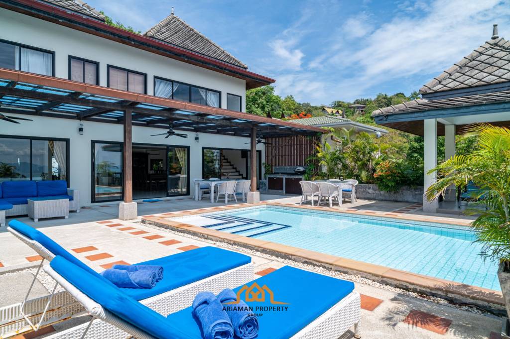 Wonderful 5 Bedroom Sea View Pool Villa