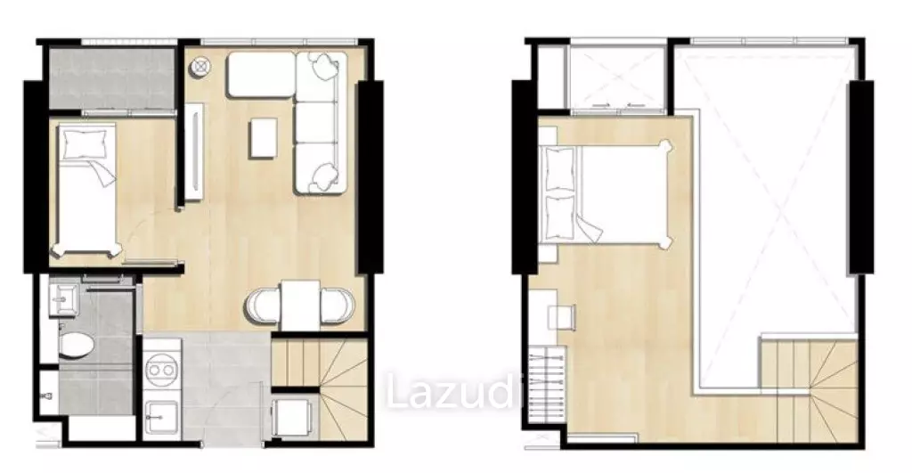 2 Bed 1 Bath 44 SQ.M Knightsbridge Prime Sathorn