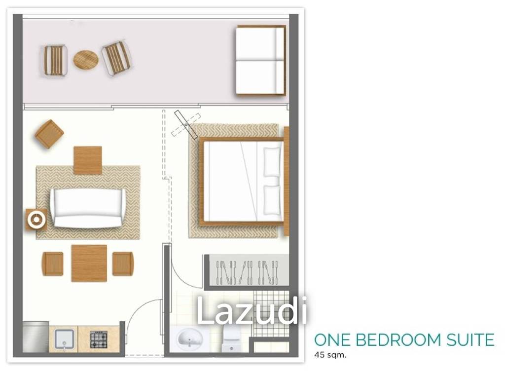 1 Bed 1 Bath 55 SQ.M Code Samui