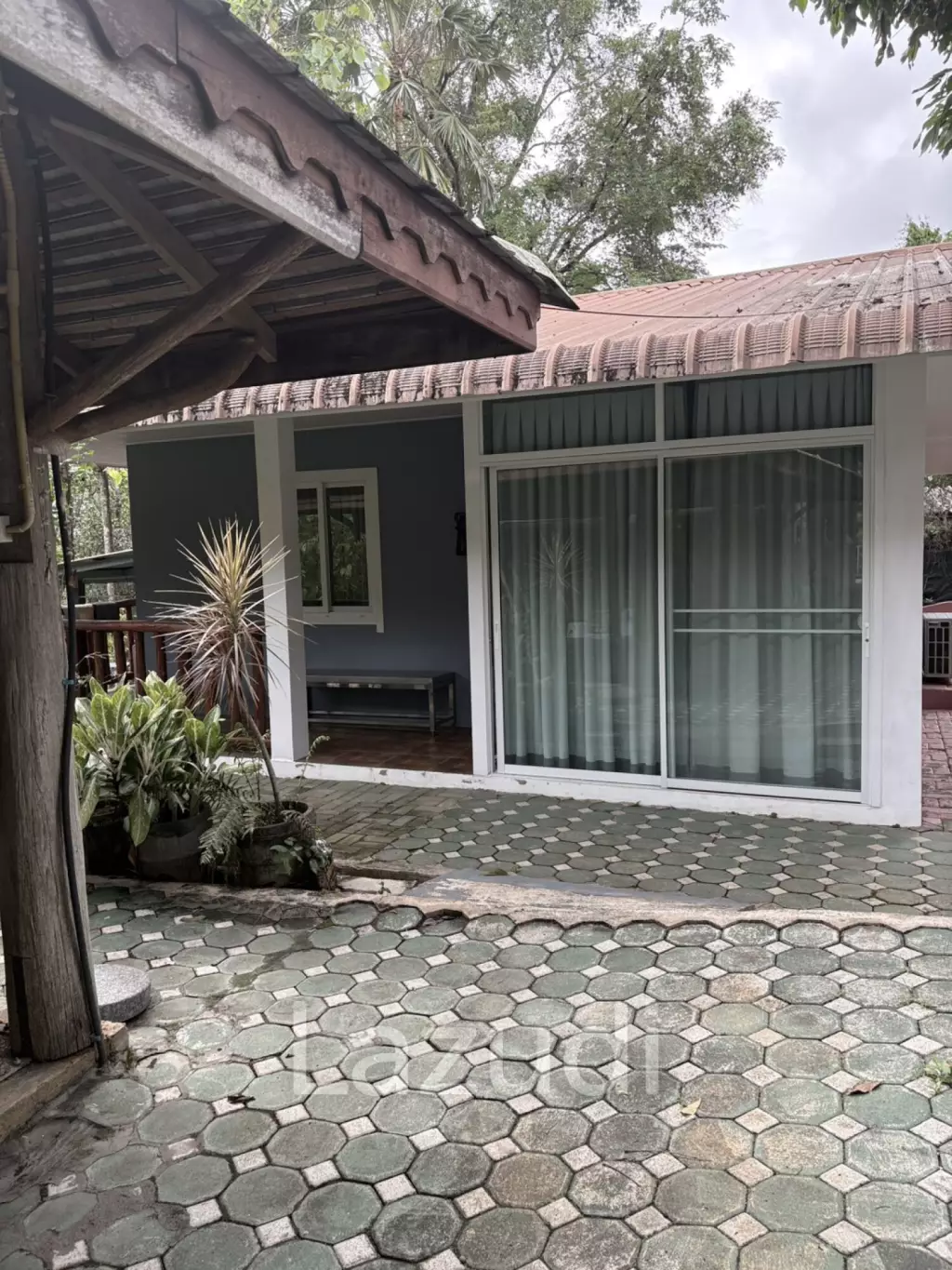 บ้านสวยให้เช่า ชั้นเดียว 1 ห้องนอนใกล้วัดห้วยปลากั้ง