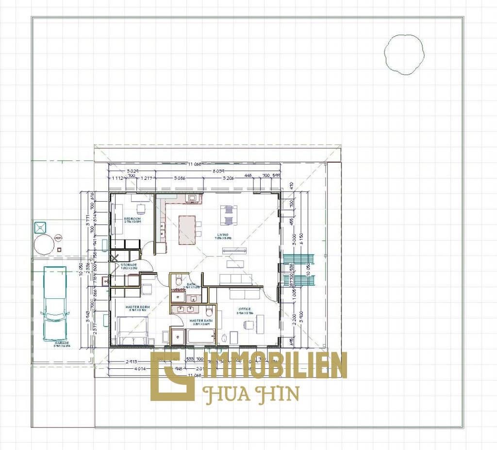 Вилла 956 кв.м. 3 Кровать 2 Ванна