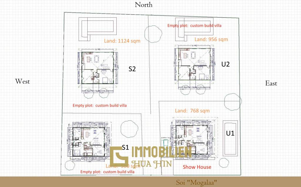 3 Bed 2 Bath 236 SQ.M Mountain Garden Villas