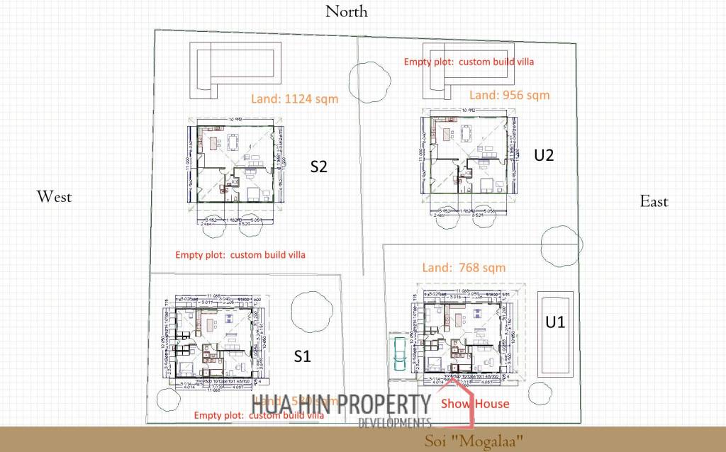 3 Bed 2 Bath 236 SQ.M Mountain Garden Villas