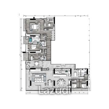 Penthouse 4 Bed 199 SQ.M Sapphire Luxurious Condominium