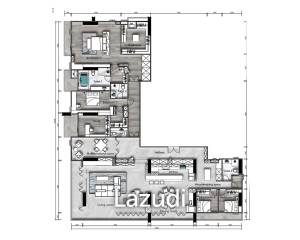 Penthouse 4 Bed 206.22 SQ.M Sapphire Luxurious Condominium