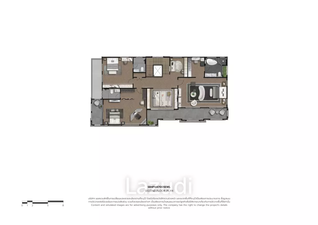 5 Bed 5 Bath 470 SQ.M The Palm Residences Watcharapol