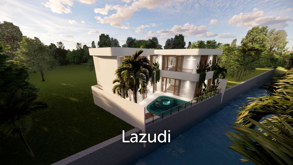 MEDITERRANEAN TROPICAL VILLA WITH RIVER VIEWS