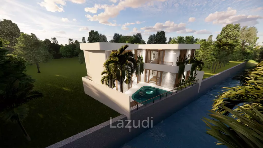 MEDITERRANEAN TROPICAL VILLA WITH RIVER VIEWS