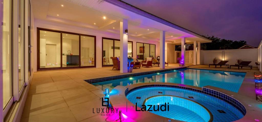 Luxuriöse einstöckige Pool Villa mit 4 Schlafzimmern und Gästehaus