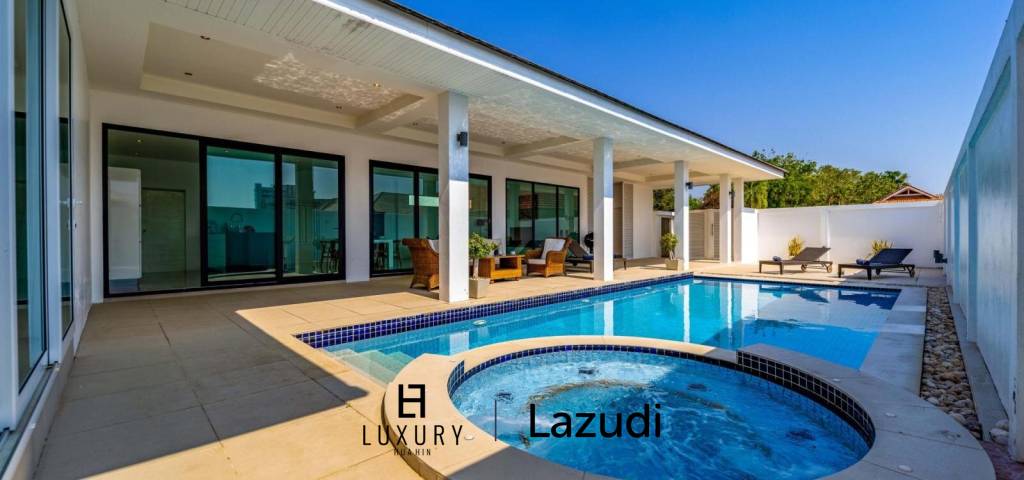 Luxuriöse einstöckige Pool Villa mit 4 Schlafzimmern und Gästehaus