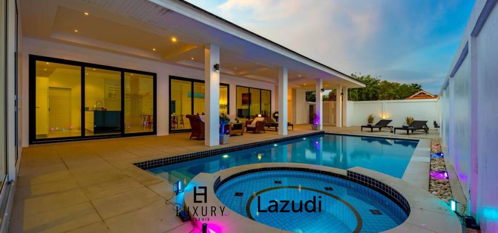 Luxurious 2 Story Pool Villa: 4 Bedrooms Plus 2 Bedroom Guest House