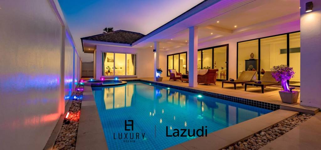 Luxurious 2 Story Pool Villa: 4 Bedrooms Plus 2 Bedroom Guest House