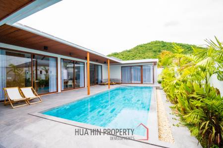Beautiful luxury pool villa ready to move close to town