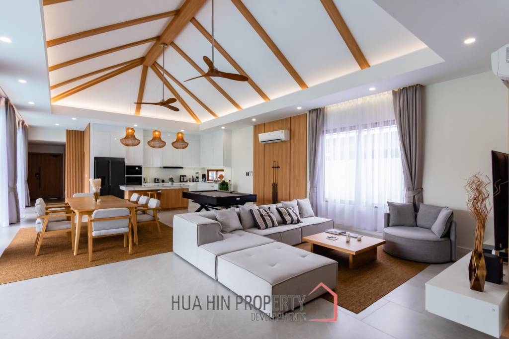 Beautiful luxury pool villa ready to move close to town