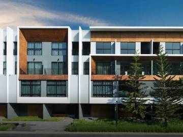 Arden Pattanakan Corner Unit Townhome for sale 3 Bedroom 4 Bathroom 2 Parking Land size 45.8 sqw Area 185 sqm