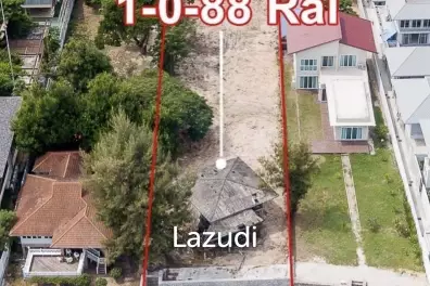 Land for Sale by the Beach in Hua Hin Area : 1-0-88 Rai