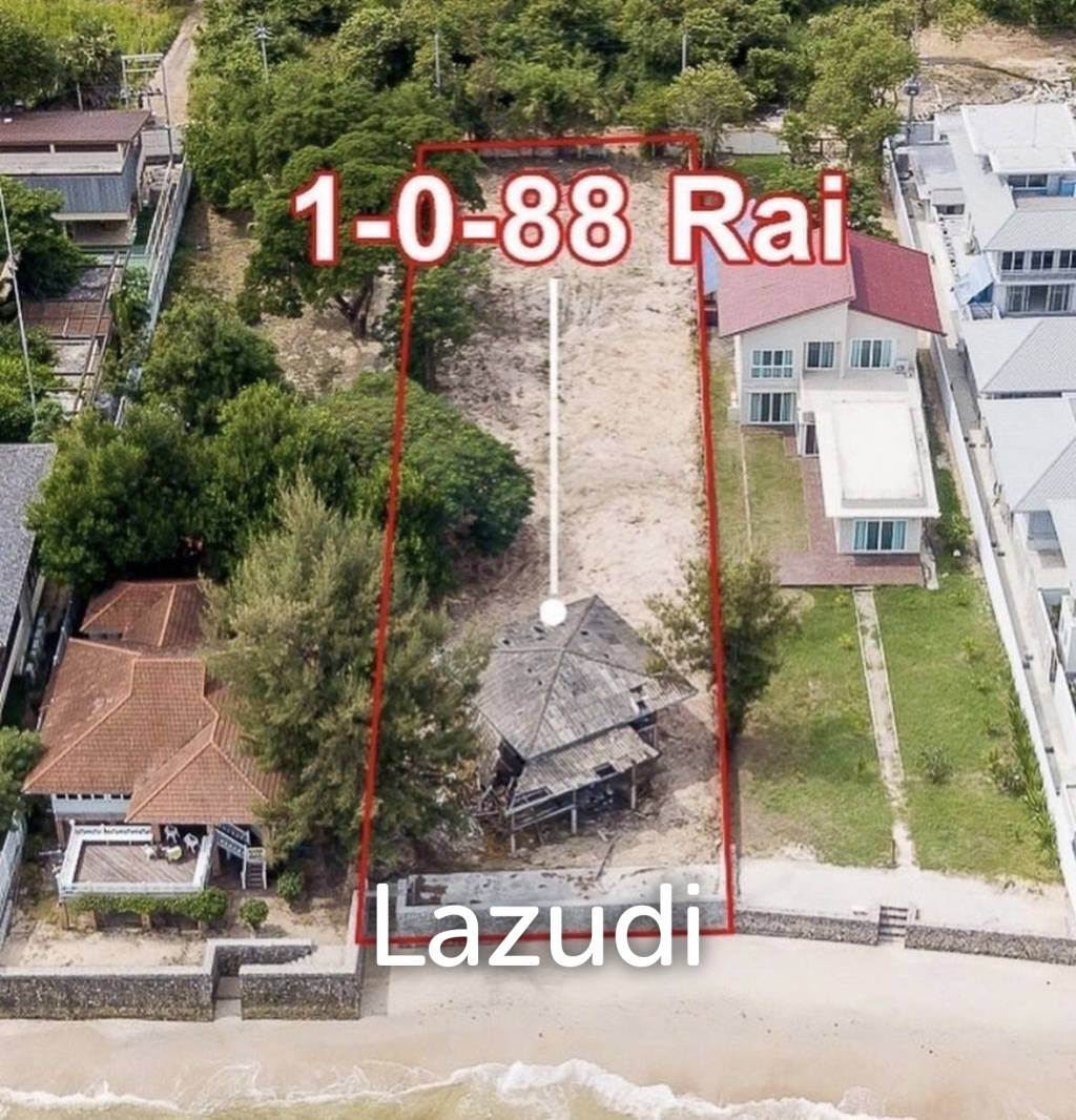 Land for Sale by the Beach in Hua Hin Area : 1-0-88 Rai