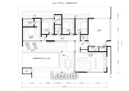 4 Bed 4 Bath 313.01 SQ.M Quinta Lane By Intira Villas