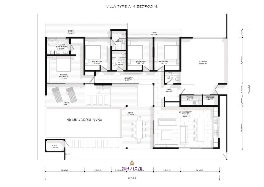 4 Bed 4 Bath 313.01 SQ.M Quinta Lane By Intira Villas