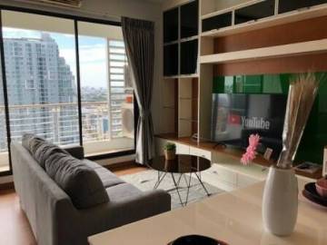 Baan Klang Krung Siam Pathumwan 1 bedroom condo for sale with tenant