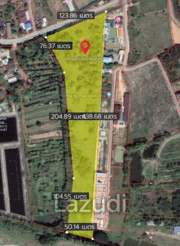15 Rai 392 SQ.W. Land Plot Size in Bang Saray