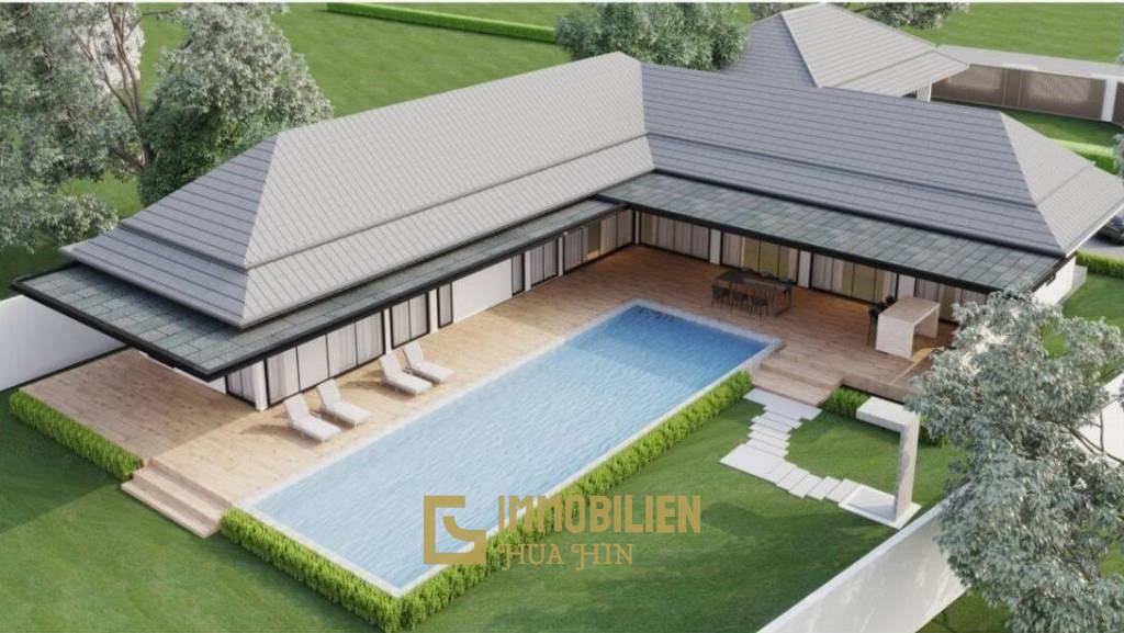 PALM HILLS HOMES (OFF-PLAN) : 3 bed luxury pool villa on golf course