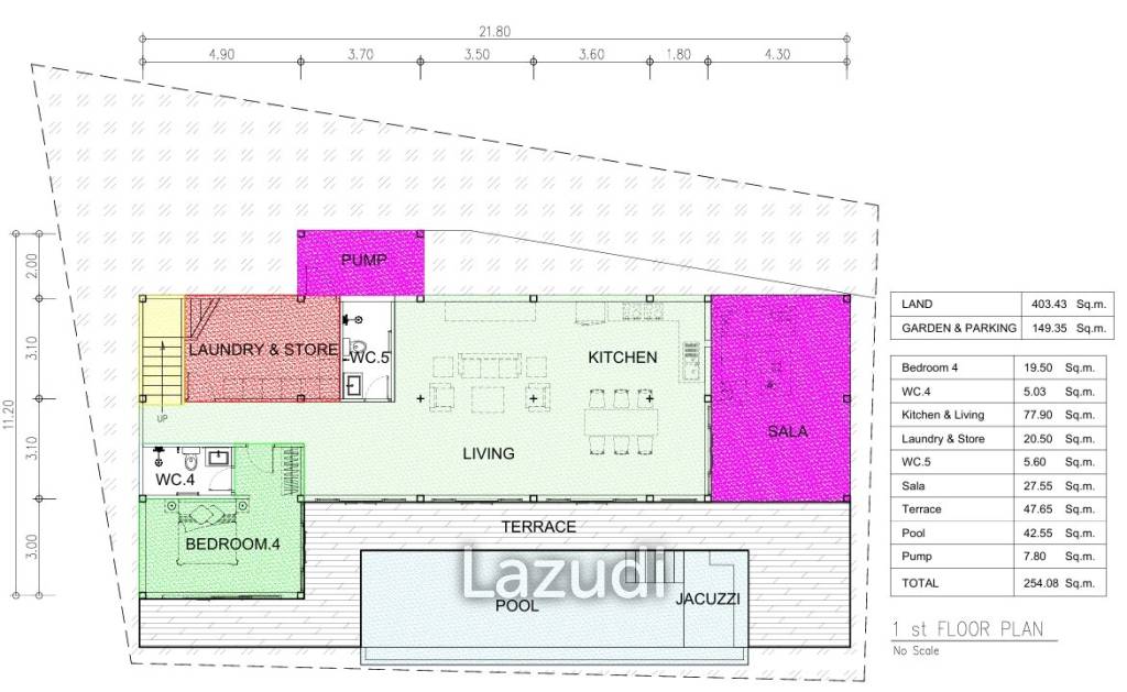 4 Bed 5 Bath 445.82 SQ.M Paradise Seaview Villa in Bangpor Soi 5
