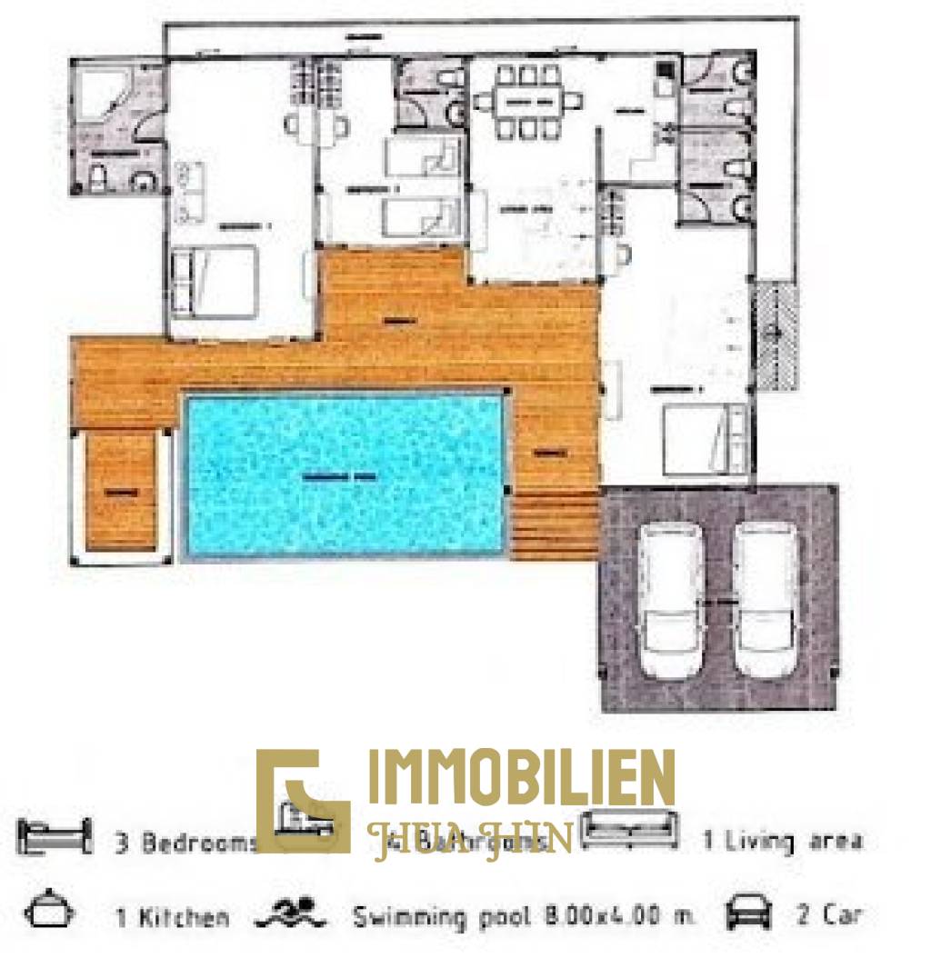 420 qm 3 Bett 4 Bad Villa Für Verkauf