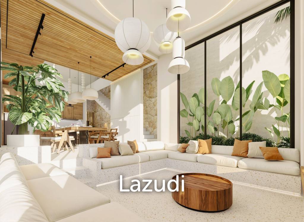 CONTEMPORARY VILLA IN BALANGAN WITH ROOFTOP TERRACE AND BBQ AREA