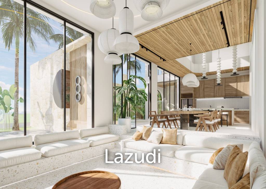 CONTEMPORARY VILLA IN BALANGAN WITH ROOFTOP TERRACE AND BBQ AREA