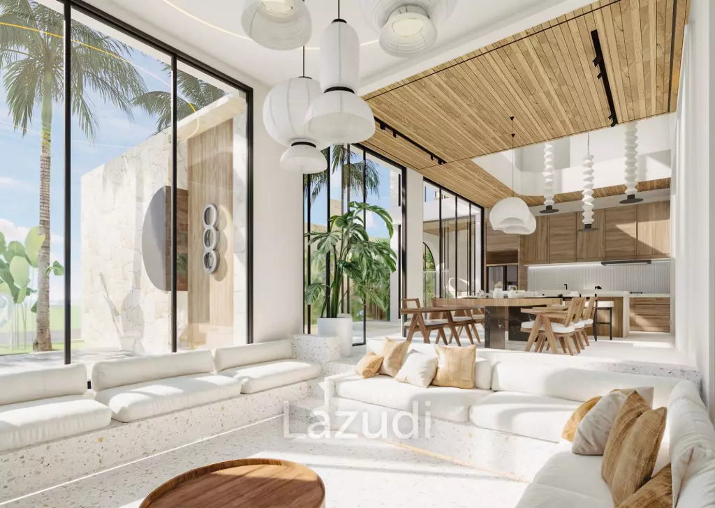 CONTEMPORARY VILLA IN BALANGAN WITH ROOFTOP TERRACE AND BBQ AREA