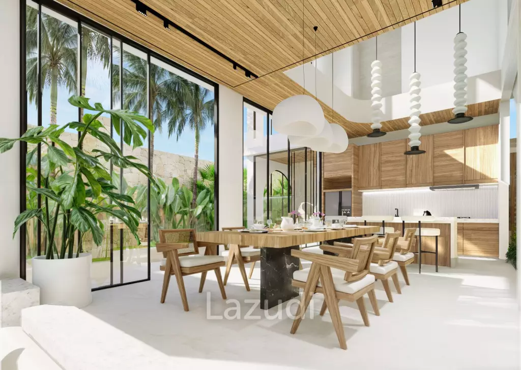 CONTEMPORARY VILLA IN BALANGAN WITH ROOFTOP TERRACE AND BBQ AREA