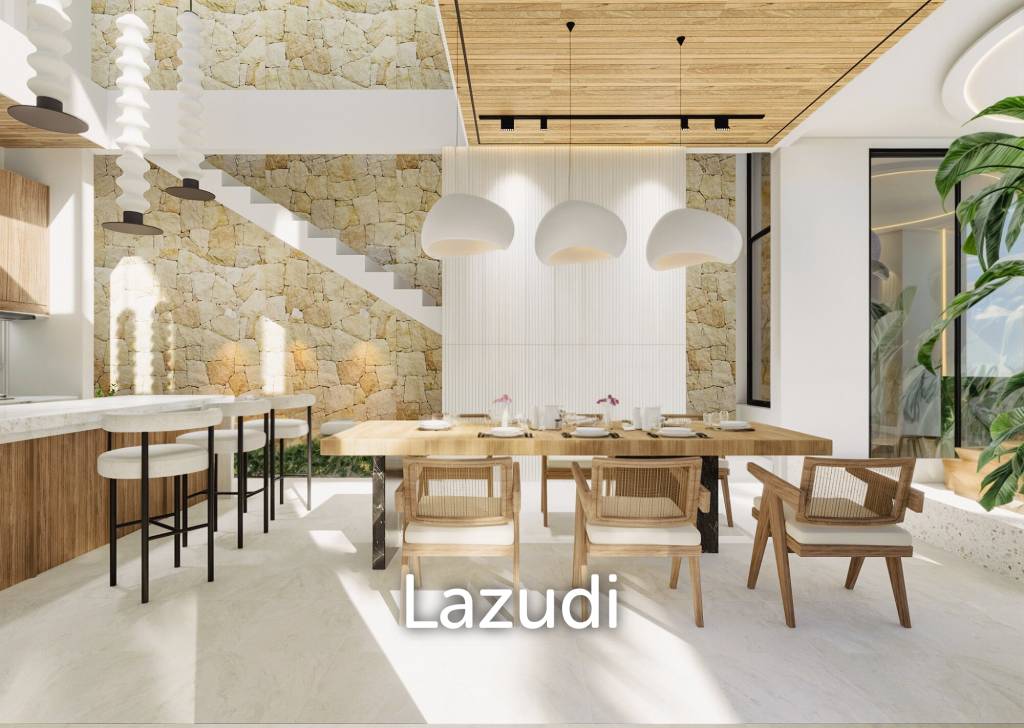 CONTEMPORARY VILLA IN BALANGAN WITH ROOFTOP TERRACE AND BBQ AREA