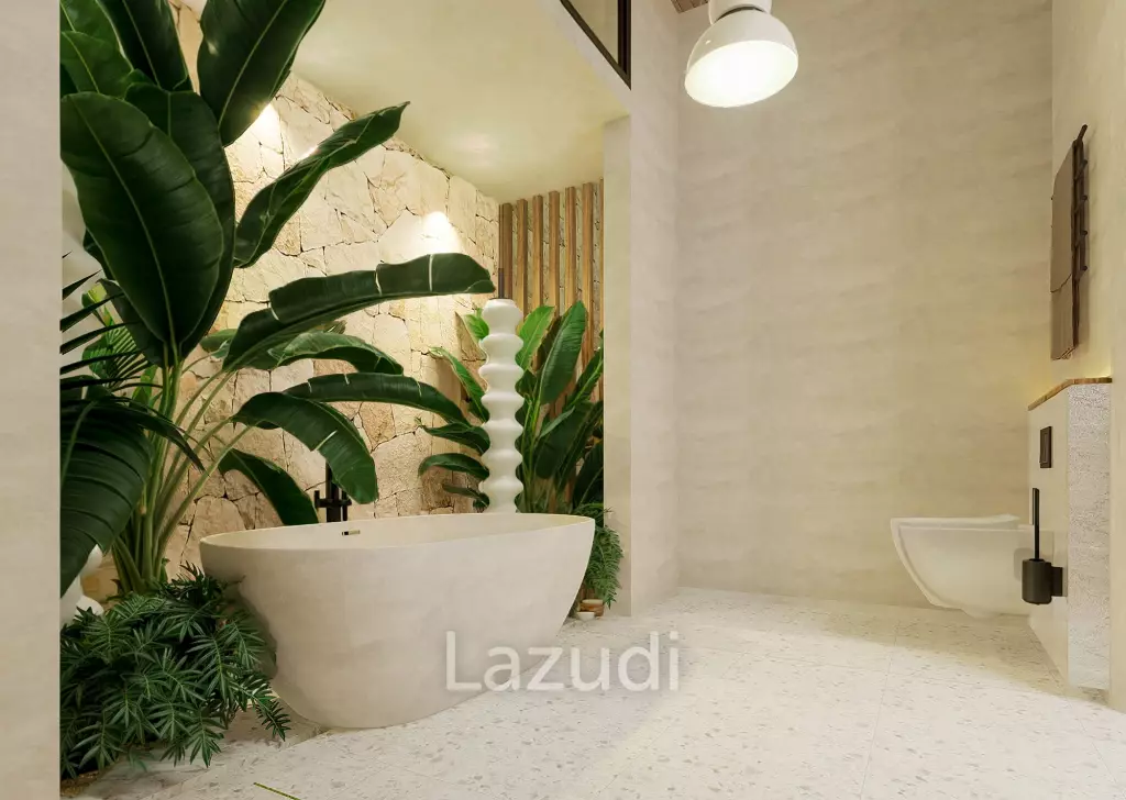 CONTEMPORARY VILLA IN BALANGAN WITH ROOFTOP TERRACE AND BBQ AREA