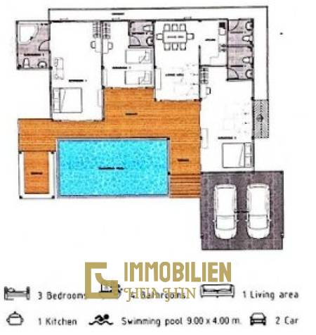 480 metro cuadrado 3 ` 4 Baño Villa de Venta