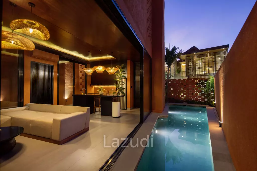 CONTEMPORARY FREEHOLD VILLA WITH PRIVATE POOL IN CANGGU