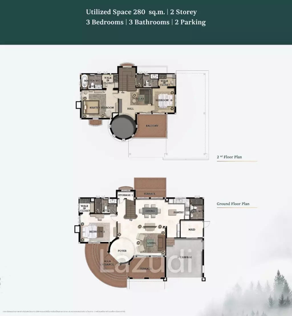 Luxurious 3-Bed Villa in Bella Del Monte Khaoyai