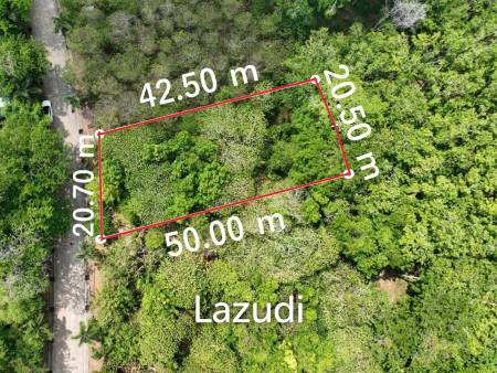 960 SQ.M Of Land For Sale In The Yamu Hill Project