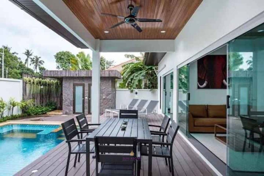 Modern 3-Bedroom Pool Villa For Rent In Rawai