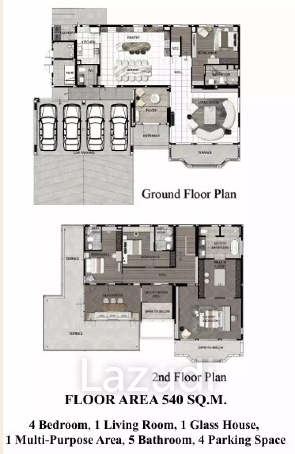 4 Bed 5 Bath 540 SQ.M Perfect Masterpiece Sukhumvit 77