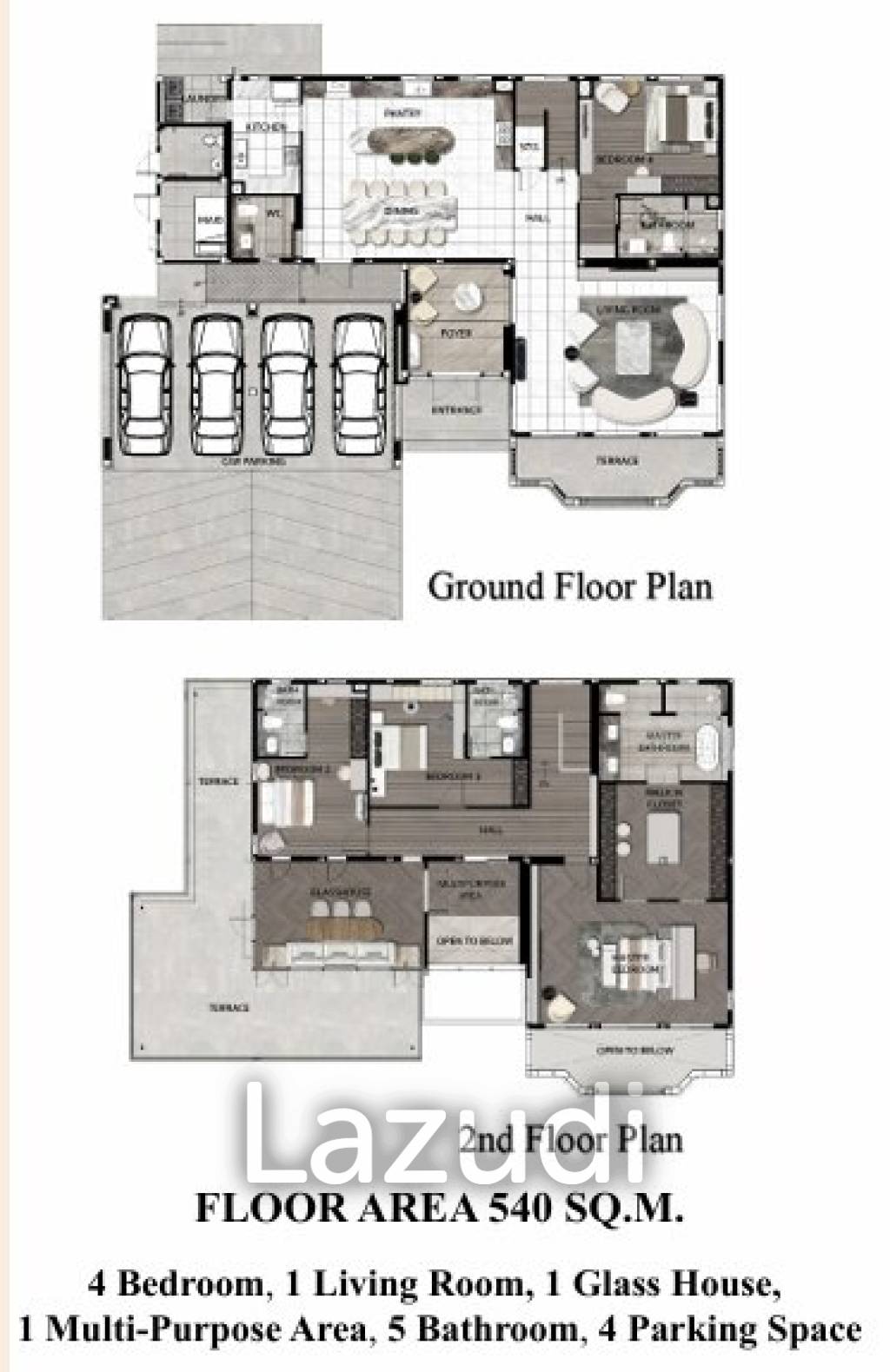 4 Bed 5 Bath 540 SQ.M Perfect Masterpiece Sukhumvit 77