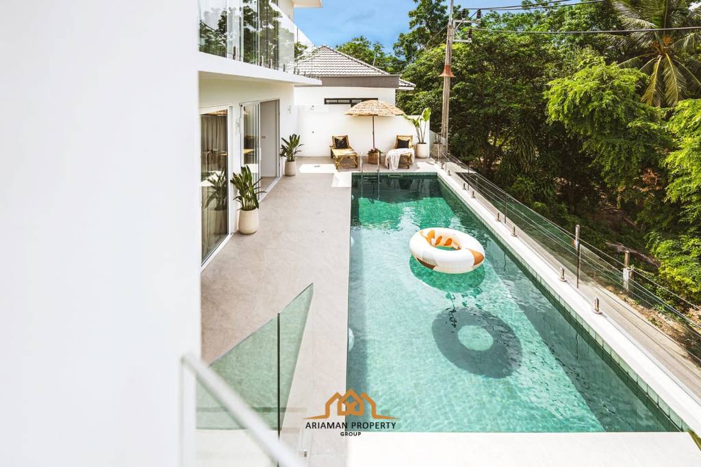 Brand New Sea View Villa in Excellent Location, 300m to Lamai Beach!