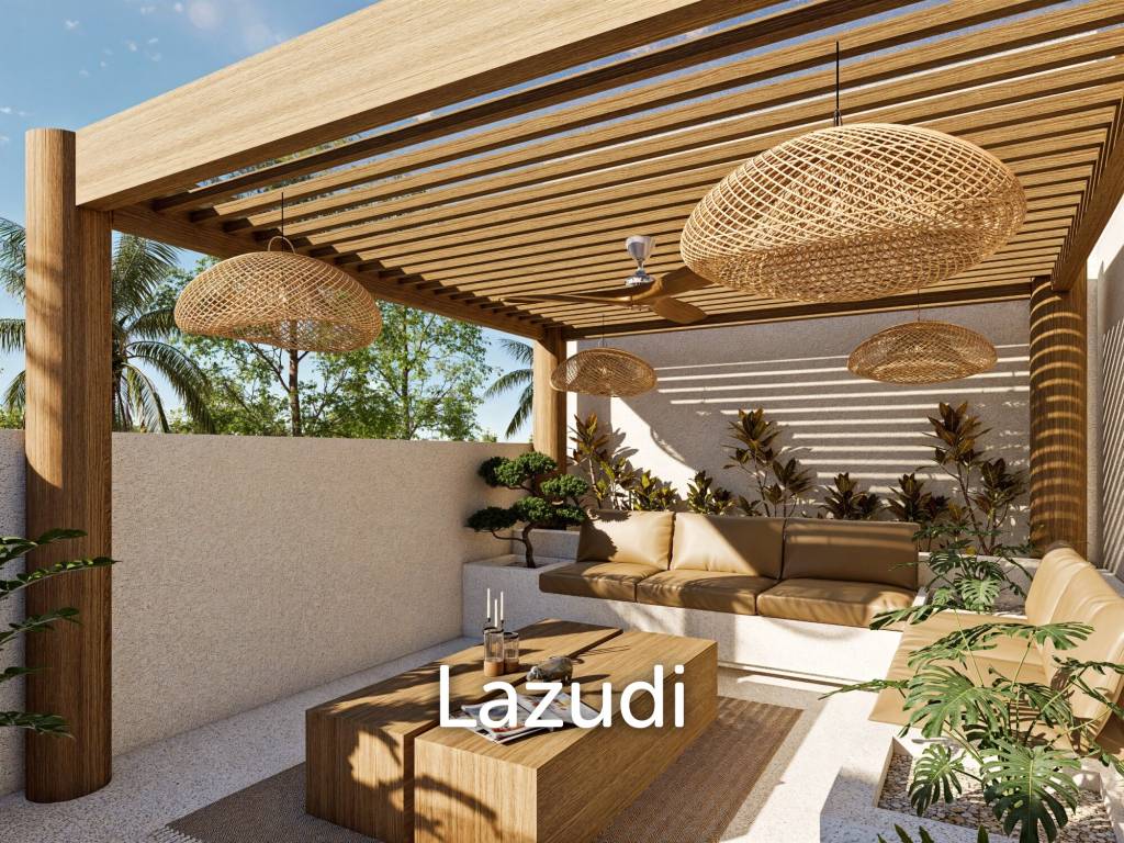 CONTEMPORARY VILLA WITH ROOFTOP RIVER VIEWS IN BATU BOLONG, CANGGU