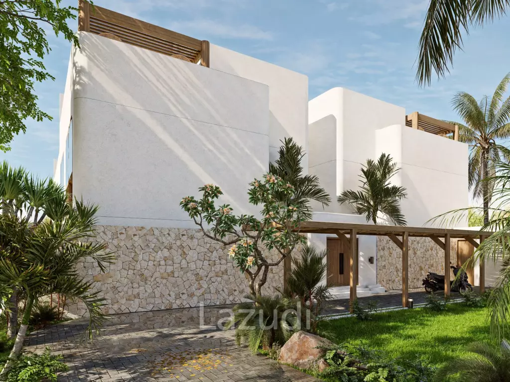 CONTEMPORARY VILLA WITH ROOFTOP RIVER VIEWS IN BATU BOLONG, CANGGU