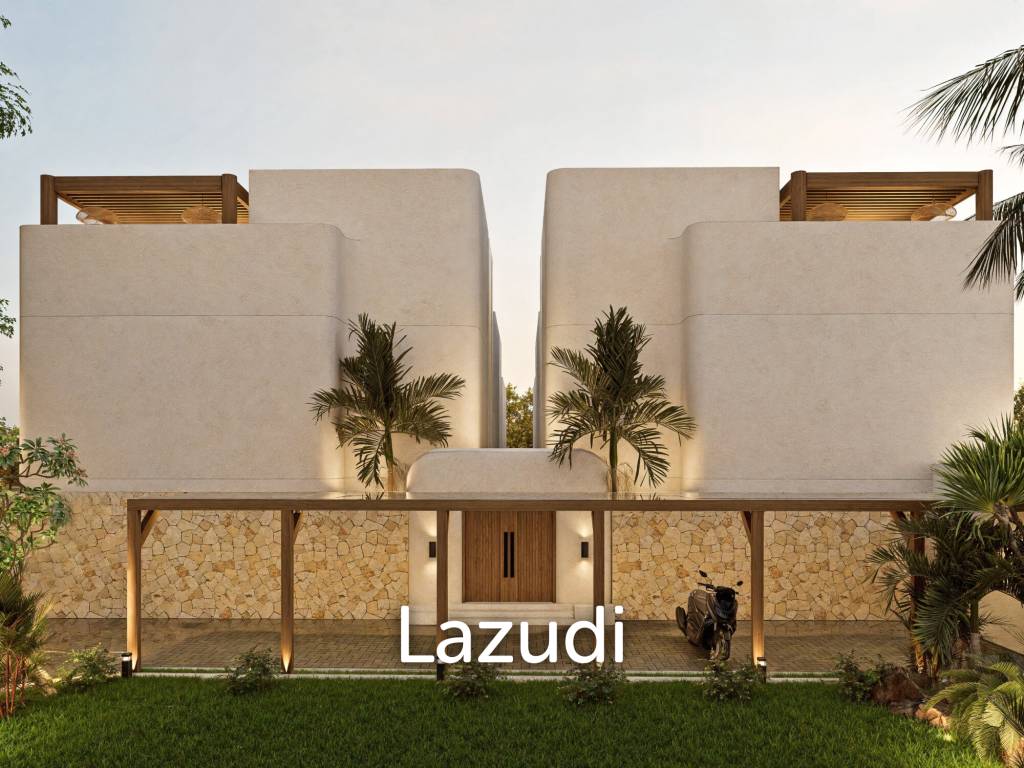 CONTEMPORARY VILLA WITH ROOFTOP RIVER VIEWS IN BATU BOLONG, CANGGU