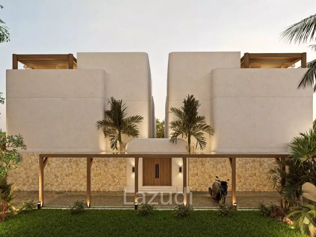 CONTEMPORARY VILLA WITH ROOFTOP RIVER VIEWS IN BATU BOLONG, CANGGU
