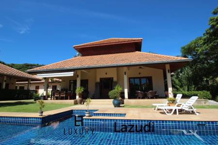 White Lotus 2 : 5 Bedroom, Balinese Style, Luxury Pool Villa close to Hua Hin Town